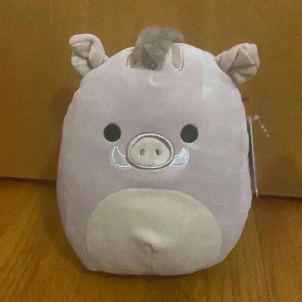 Squishmallow Warren the Boar Brown and White 8 inches NWT